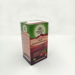 HERBATA TULSI ZIELONA Z GRANATEM 25 TOREBEK