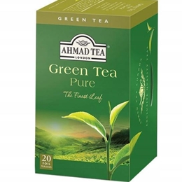 HERBATA AHMAD GREEN TEA PURE 20 TOREBEK
